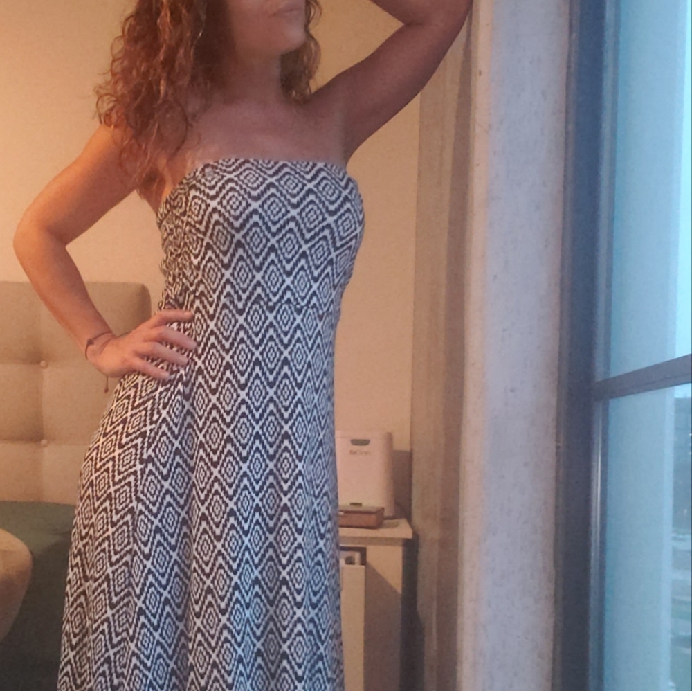 Bobeau two way wear maxi skirt & midi dress